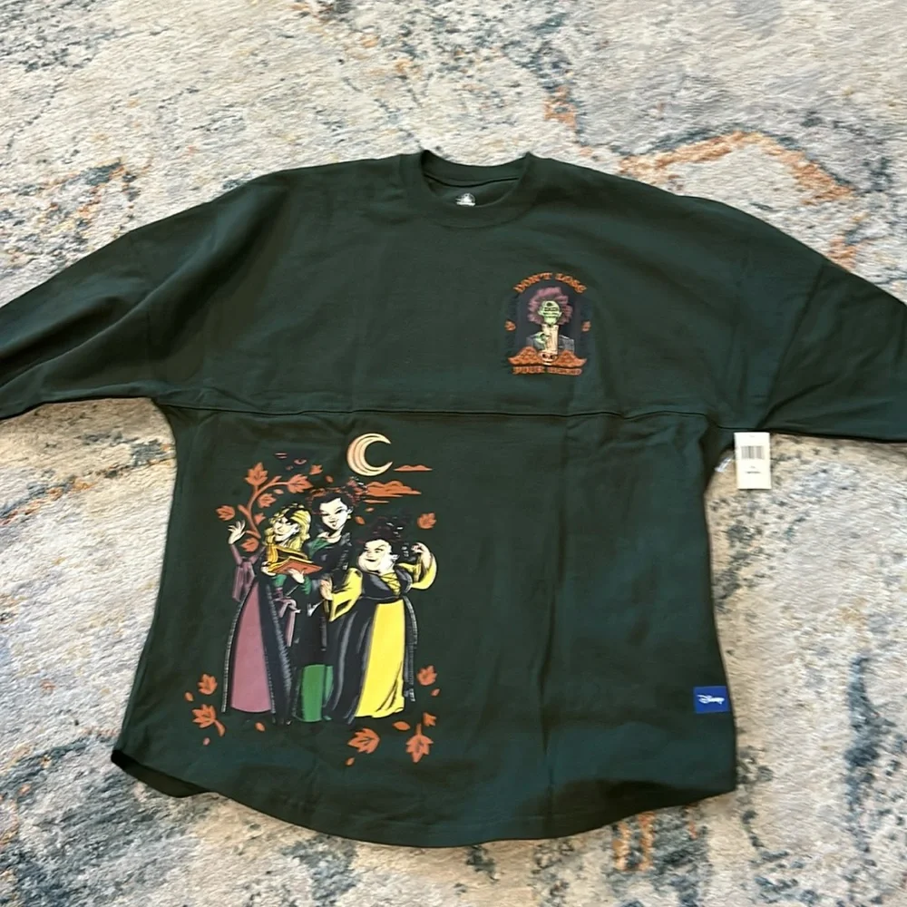 Disney’s Halloween green spirit jersey Hocus Pocus size medium see pics - Picture 1 of 9